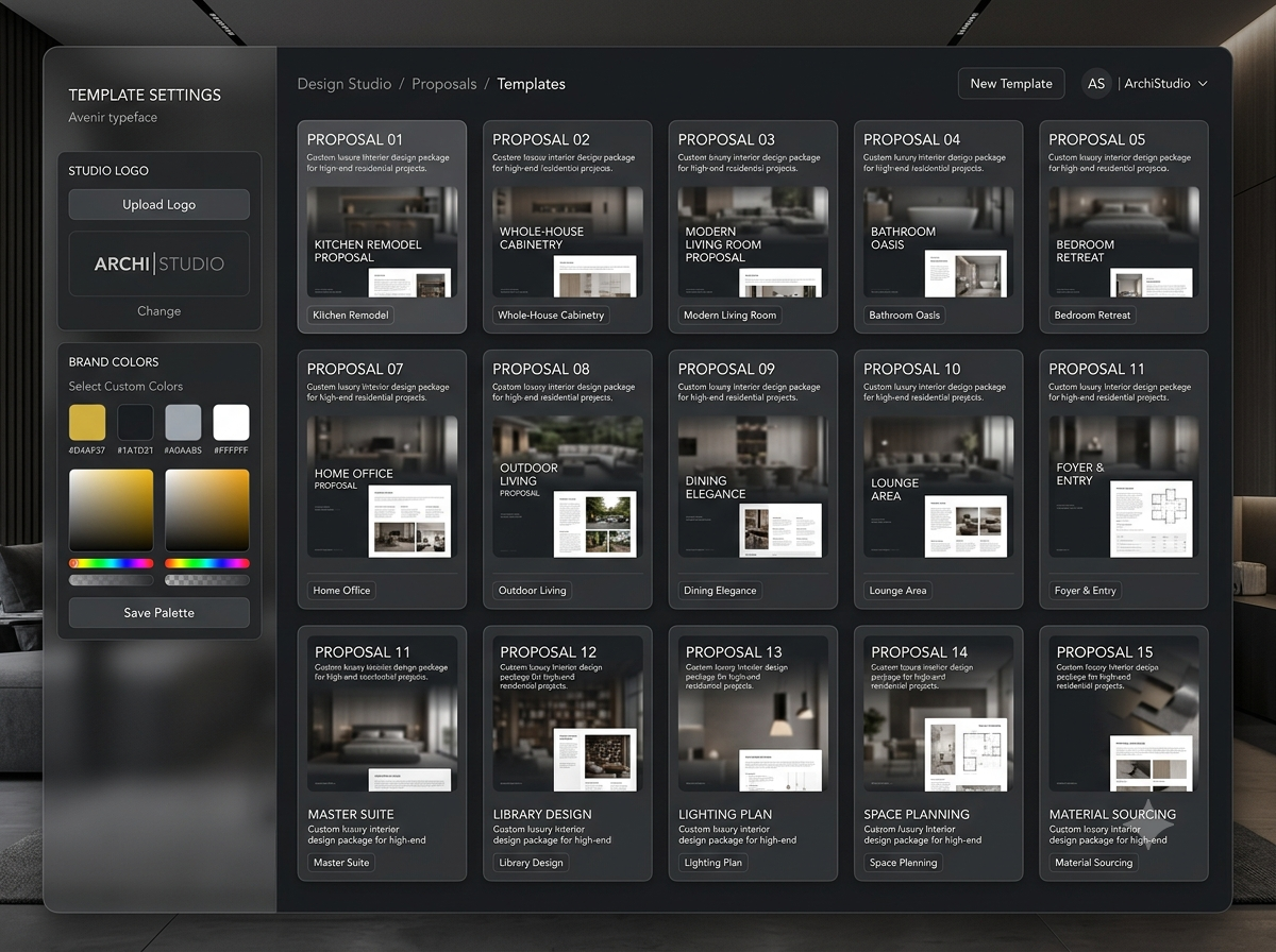15+ Pre-set Design Templates
